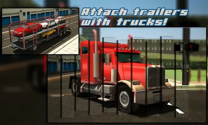 Car Transporter Trailer 3d Sim android App screenshot 12