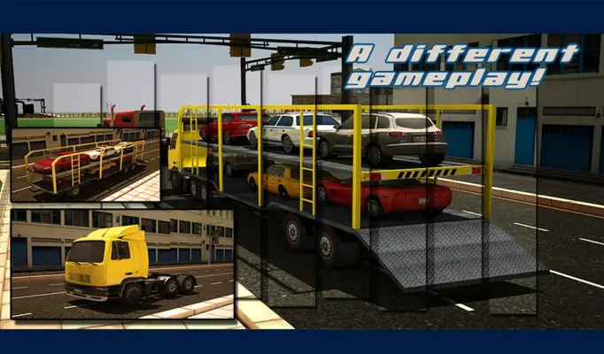 Car Transporter Trailer 3d Sim android App screenshot 2