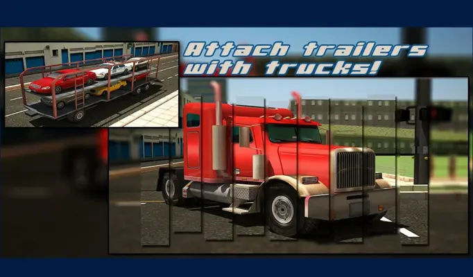 Car Transporter Trailer 3d Sim android App screenshot 3