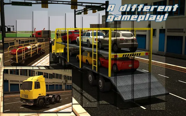 Car Transporter Trailer 3d Sim android App screenshot 7